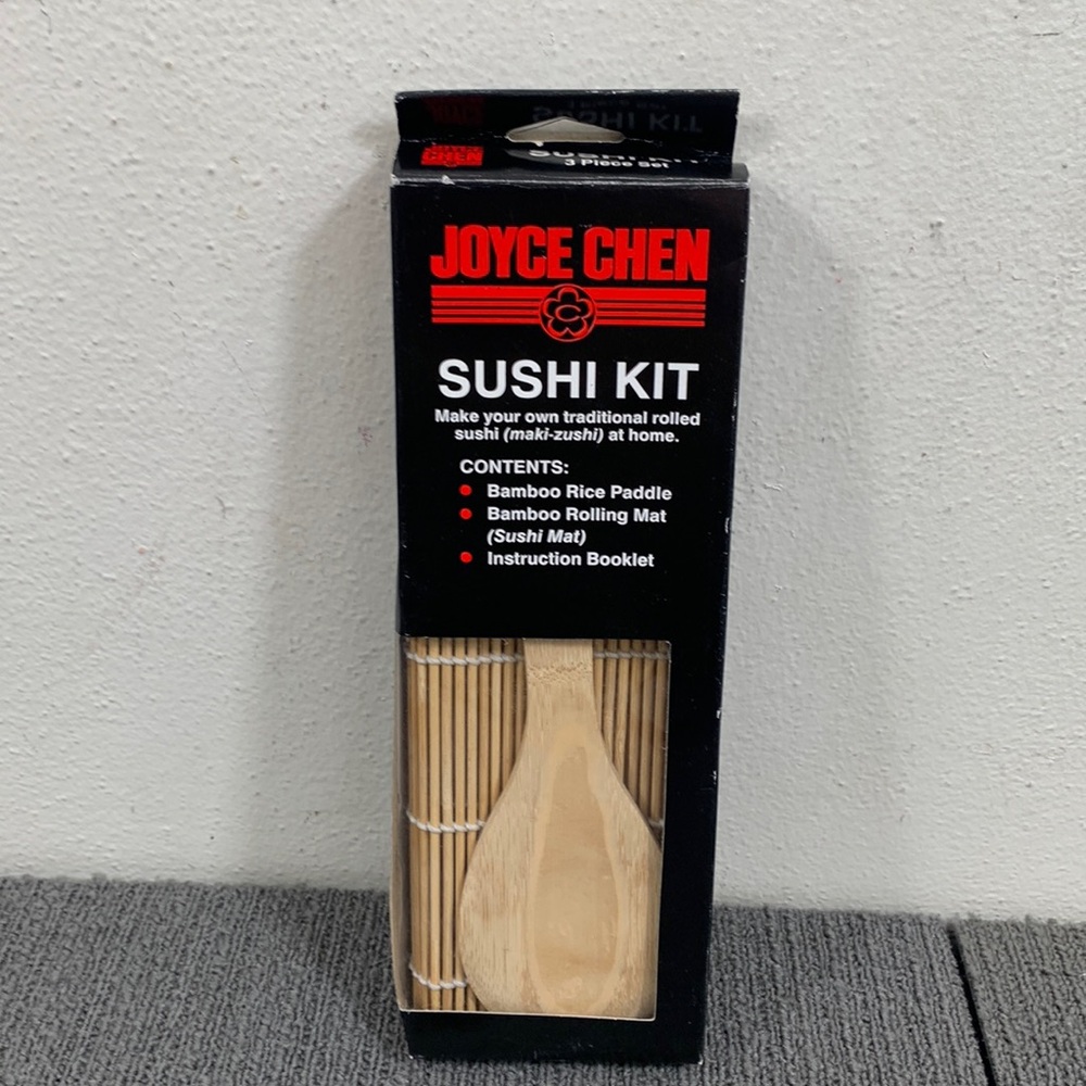 Joyce Chen Sushi Kit Make Your Own Rolled Sushi Open Box Missing Booklet